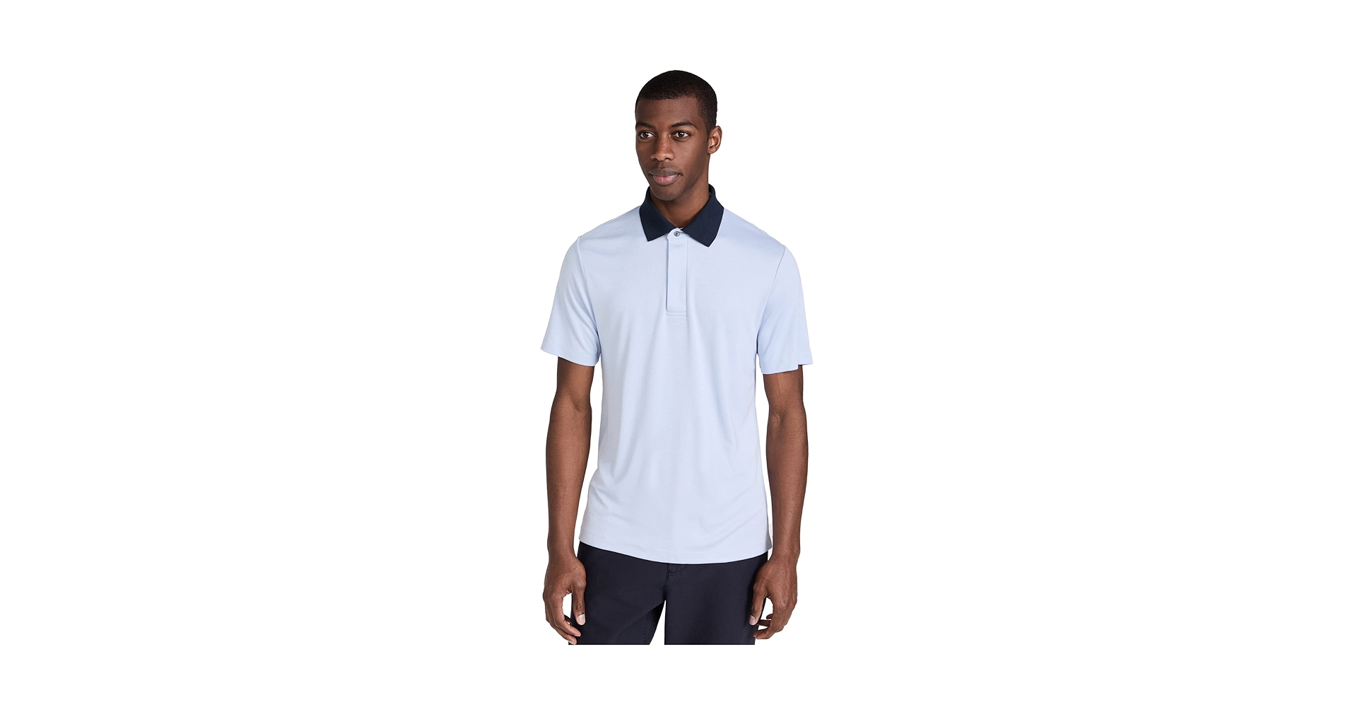 Tシャツ・カットソー Theory SS25 kayser polo s.anemon (O0199504 100) Theory Men's Kayser Polo.Anemone, Blue SURF at Amazon Men's